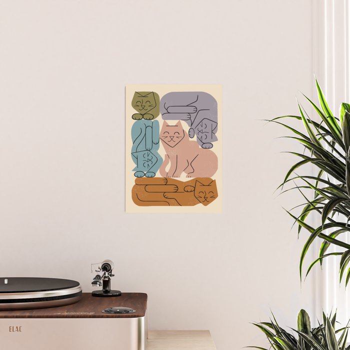 Stack of Cats No. 3 Poster Gallery Image 2