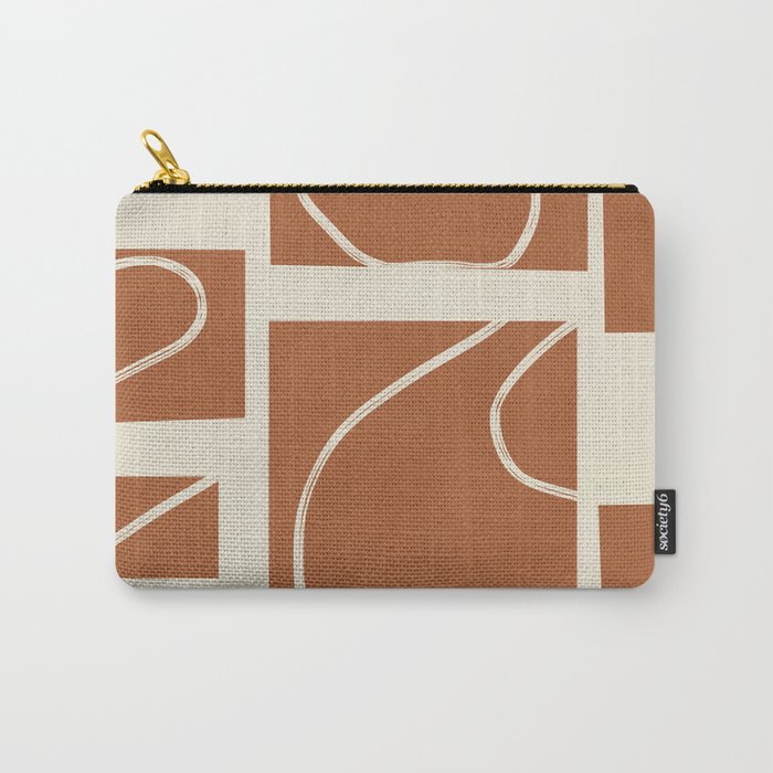 Abstract Pathways 6 Carry All Pouch Gallery Image 1