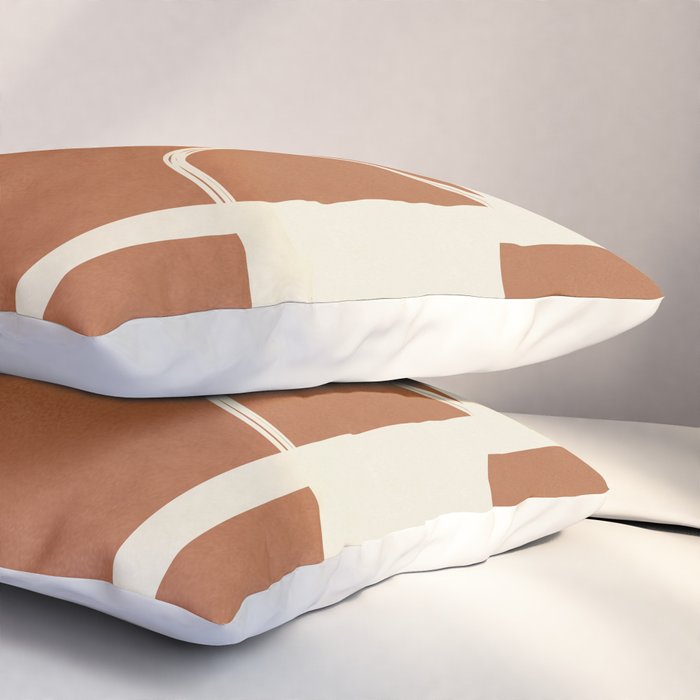 Abstract Pathways 6 Pillow Sham Gallery Image 3