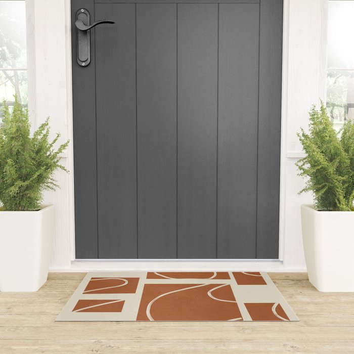 Abstract Pathways 6 Welcome Mat Gallery Image 3