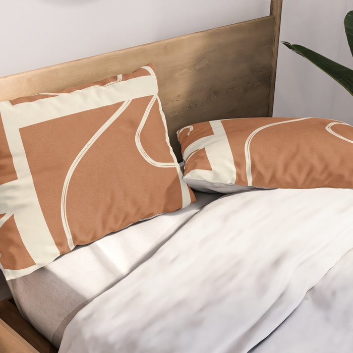 Abstract Pathways 6 Pillow Sham Gallery Image 2