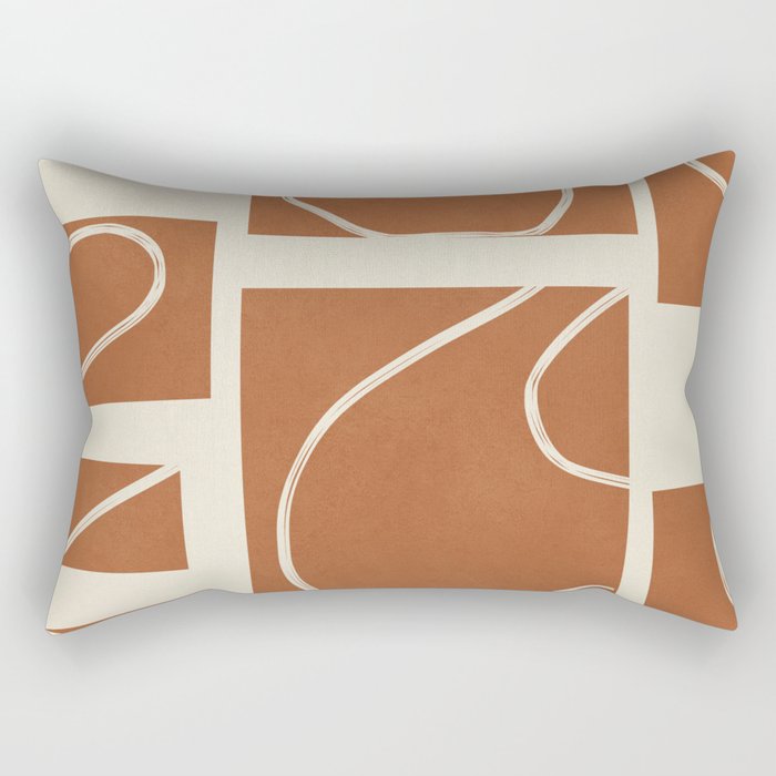 Abstract Pathways 6 Rectangular Pillow Gallery Image 1