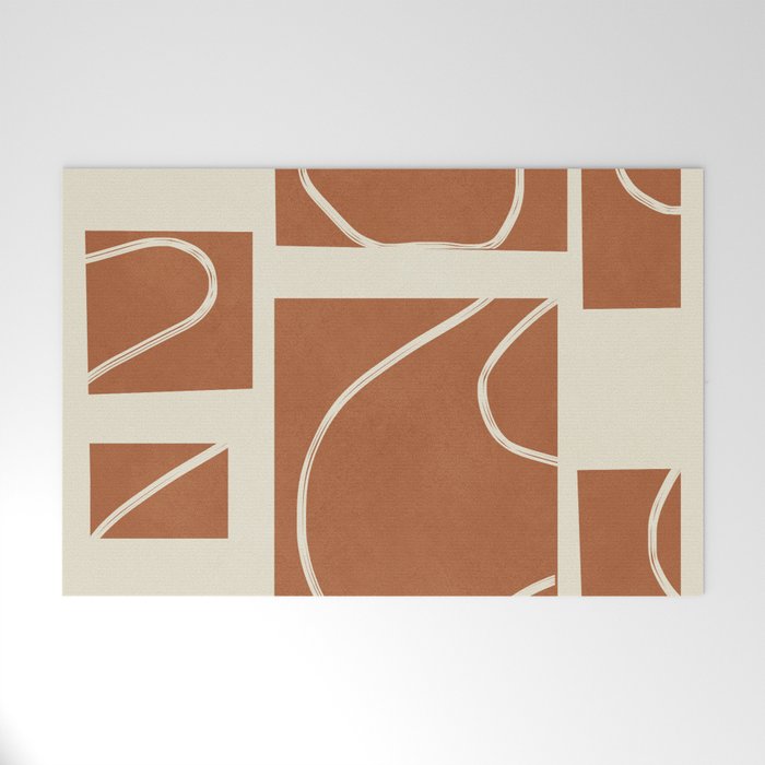 Abstract Pathways 6 Welcome Mat Gallery Image 1