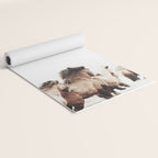 WILD AND FREE 2 - HORSES OF ICELAND Yoga Mat Gallery Image 2