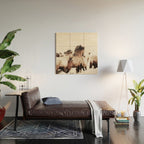 WILD AND FREE 2 - HORSES OF ICELAND Wood Wall Art Gallery Image 2