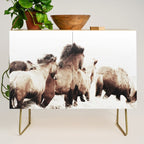 WILD AND FREE 2 - HORSES OF ICELAND Credenza Gallery Image 1