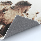 WILD AND FREE 2 - HORSES OF ICELAND Rug Gallery Image 4