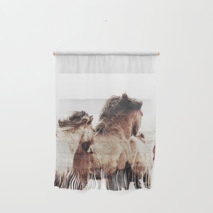 WILD AND FREE 2 - HORSES OF ICELAND Wall Hanging Gallery Image 1
