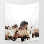WILD AND FREE 2 - HORSES OF ICELAND Wall Tapestry Gallery Image 4
