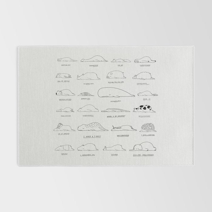 Moody Animals Pattern Rug Gallery Image 2