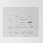 Moody Animals Pattern Throw Blanket Gallery Image 2