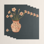 Blush Blooms in Painted Vase Wrapping Paper Gallery Image 3
