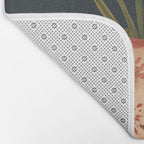 Blush Blooms in Painted Vase Bath Mat Gallery Image 2