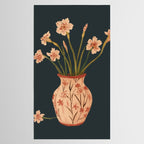 Blush Blooms in Painted Vase Tablecloth Gallery Image 2