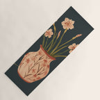 Blush Blooms in Painted Vase Yoga Mat Gallery Image 1