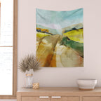 Landscape Spring Walk Wall Tapestry Gallery Image 2