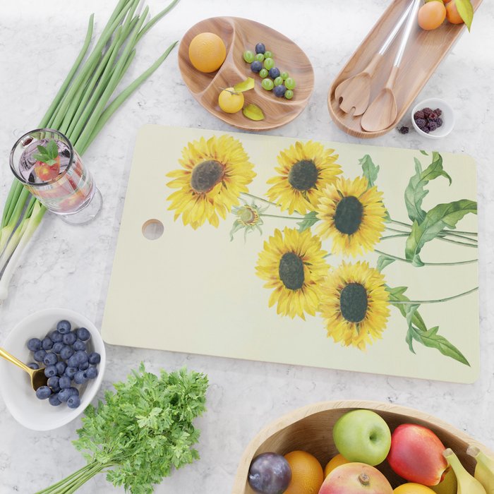 Sunflowers Cutting Board Gallery Image 2