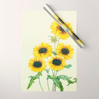 Sunflowers Wrapping Paper Gallery Image 1
