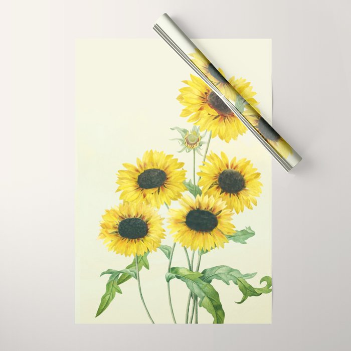 Sunflowers Wrapping Paper Gallery Image 1