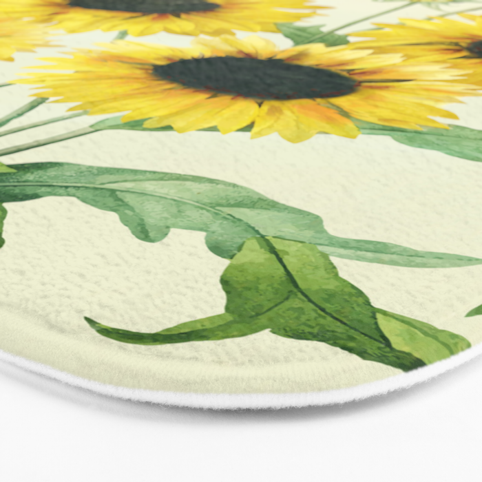 Sunflowers Bath Mat Gallery Image 3
