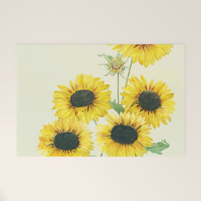 Sunflowers Welcome Mat Gallery Image 1