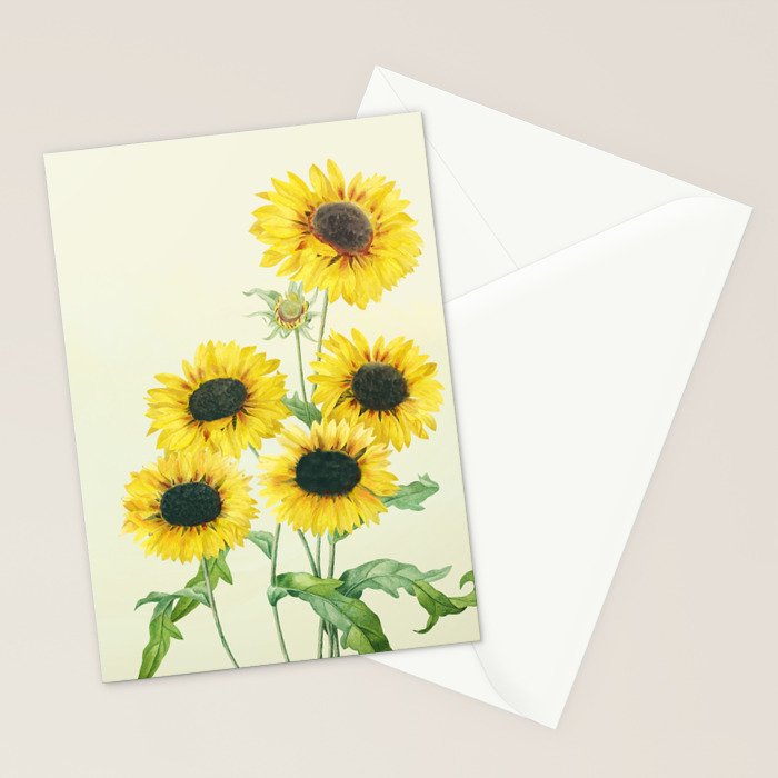 Sunflowers Stationery Card Gallery Image 2