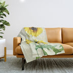Sunflowers Throw Blanket Gallery Image 1
