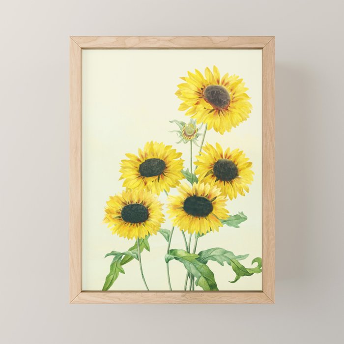 Sunflowers Mini Art Print Gallery Image 1