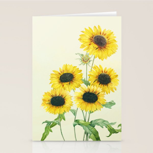 Sunflowers Stationery Card Gallery Image 2