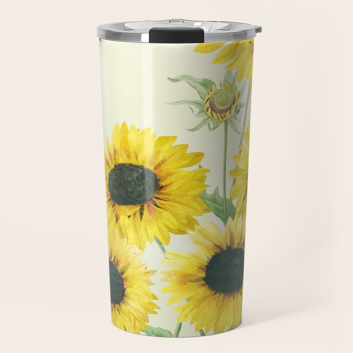 Sunflowers Travel Mug Gallery Image 1