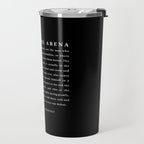 The Man In The Arena, Theodore Roosevelt Quote, Travel Mug Gallery Image 2