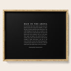 The Man In The Arena, Theodore Roosevelt Quote, Serving Tray Gallery Image 1