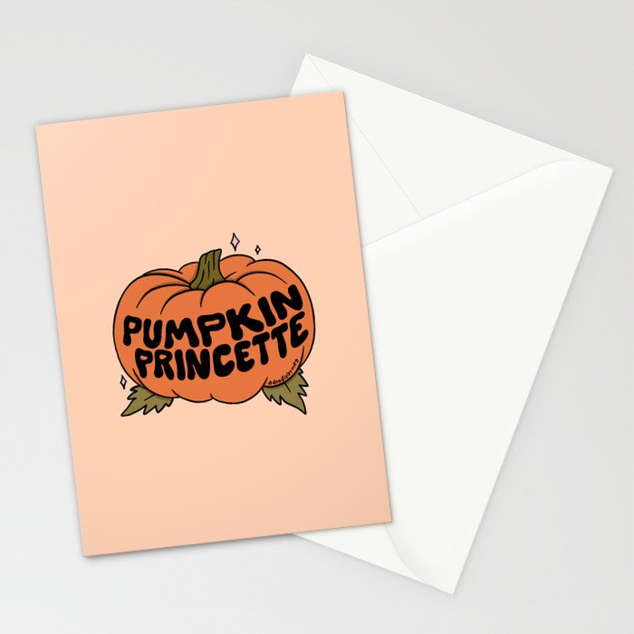 Pumpkin Princette Stationery Card Gallery Image 2