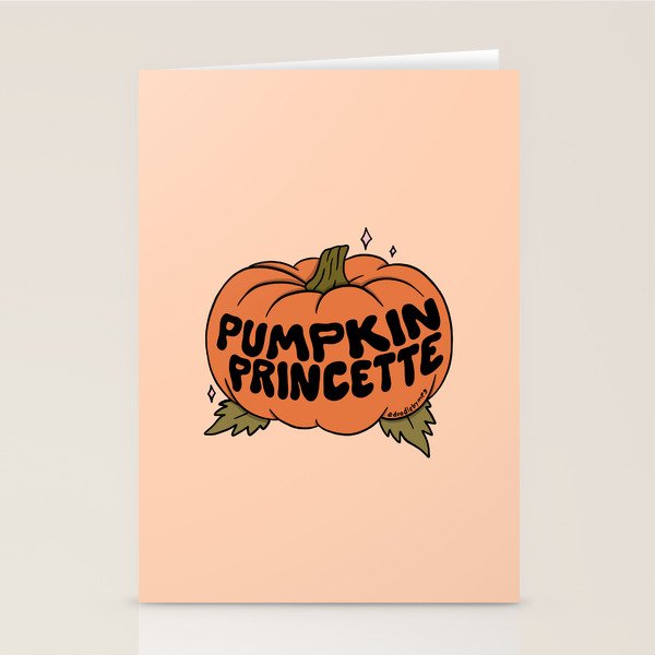 Pumpkin Princette Stationery Card Gallery Image 2