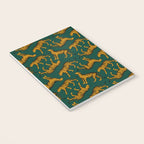 Tigers (Dark Green and Marigold) Notebook Gallery Image 3