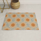 Boho Sun and Sea Vintage Ogee Rug Gallery Image 1
