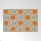 Boho Sun and Sea Vintage Ogee Welcome Mat Gallery Image 1