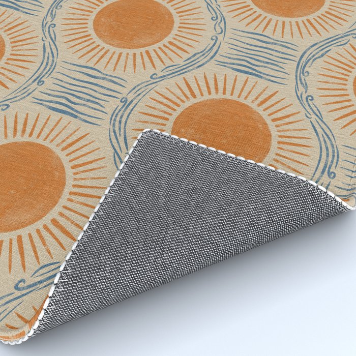 Boho Sun and Sea Vintage Ogee Rug Gallery Image 4