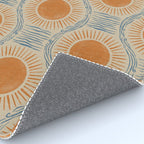 Boho Sun and Sea Vintage Ogee Rug Gallery Image 4
