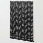 Boho Big Arrows in Black and White Wallpaper Gallery Image 2