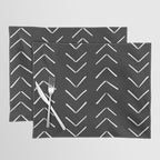 Boho Big Arrows in Black and White Placemat Gallery Image 1