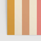 Retro French Rainbow Stripes Poster Gallery Image 3