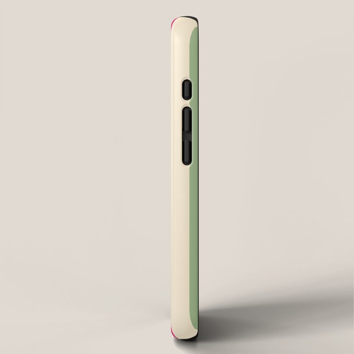 Retro French Rainbow Stripes iPhone Case Gallery Image 2