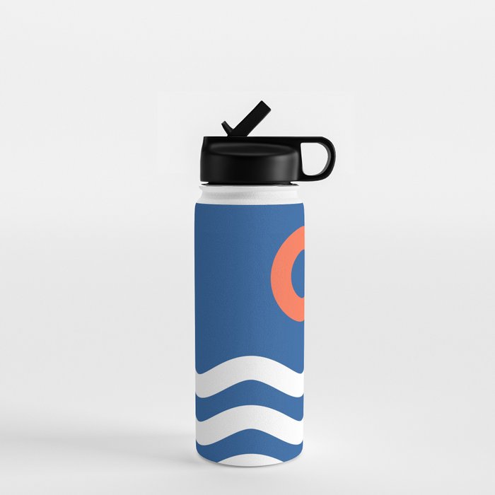 Nautical 03 Seascape Water Bottle Gallery Image 1