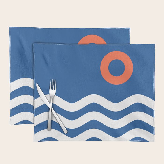 Nautical 03 Seascape Placemat Gallery Image 1