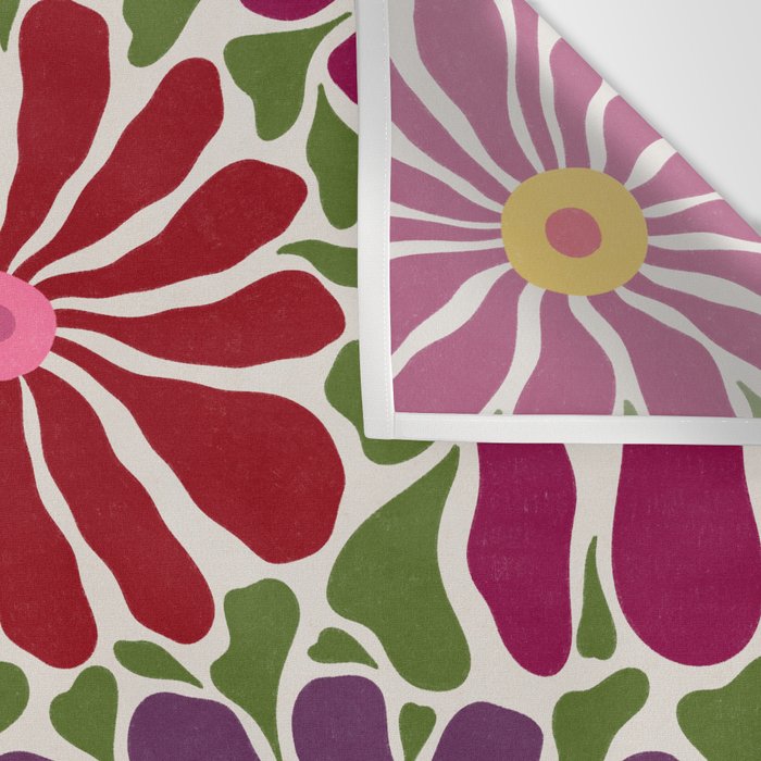 Lazy Florals #3 Wall Tapestry Gallery Image 3