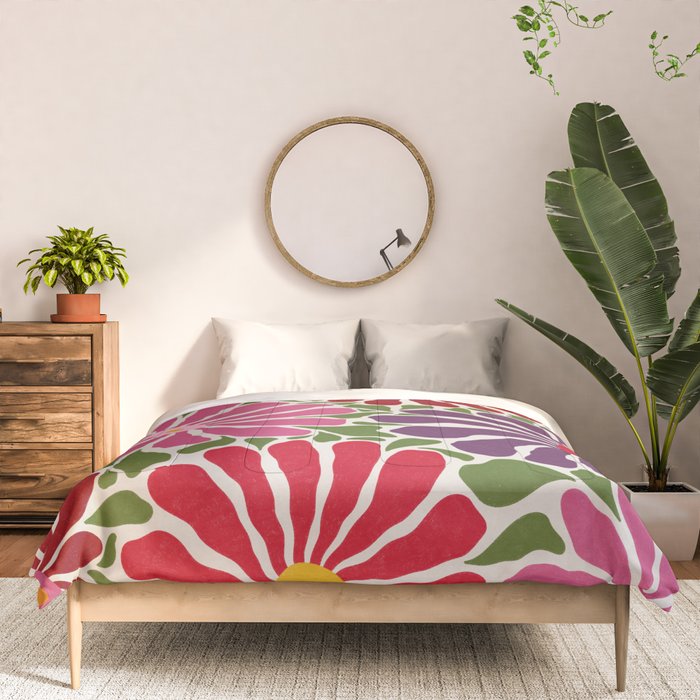Lazy Florals #3 Comforter Gallery Image 3