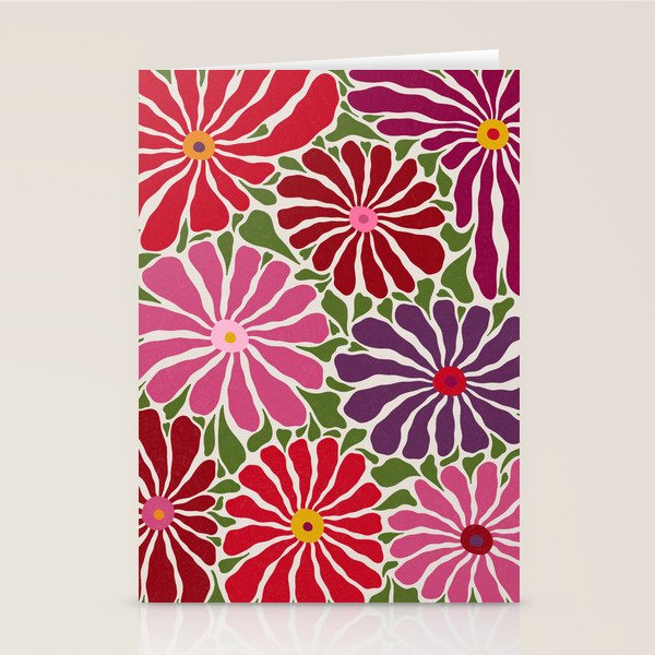 Lazy Florals #3 Stationery Card Gallery Image 2
