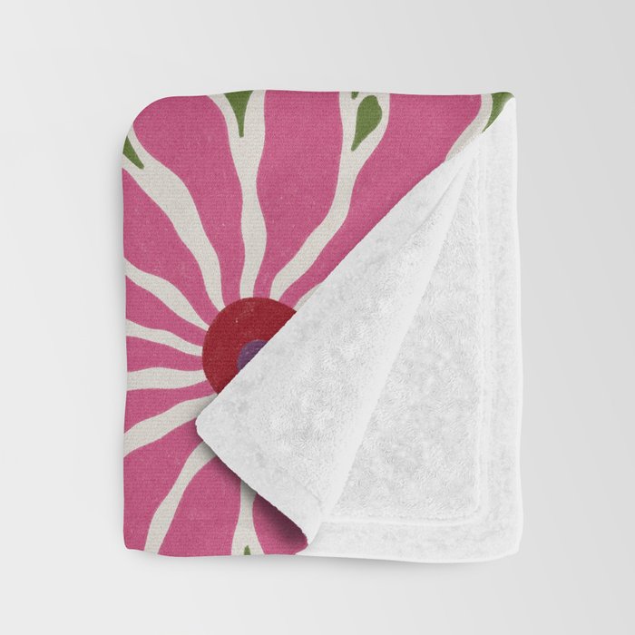 Lazy Florals #3 Throw Blanket Gallery Image 3