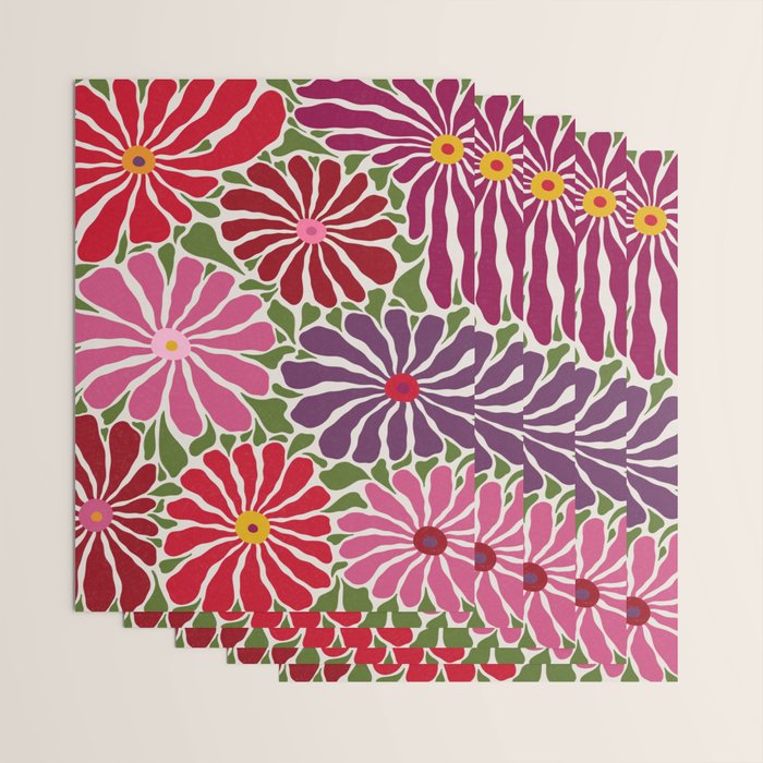 Lazy Florals #3 Wrapping Paper Gallery Image 3